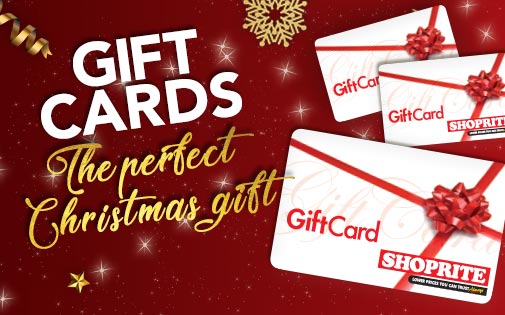 GIFT CARDS. THE PERFECT CHRISTMAS GIFT GIFT CARDS. THE PERFECT CHRISTMAS GIFT